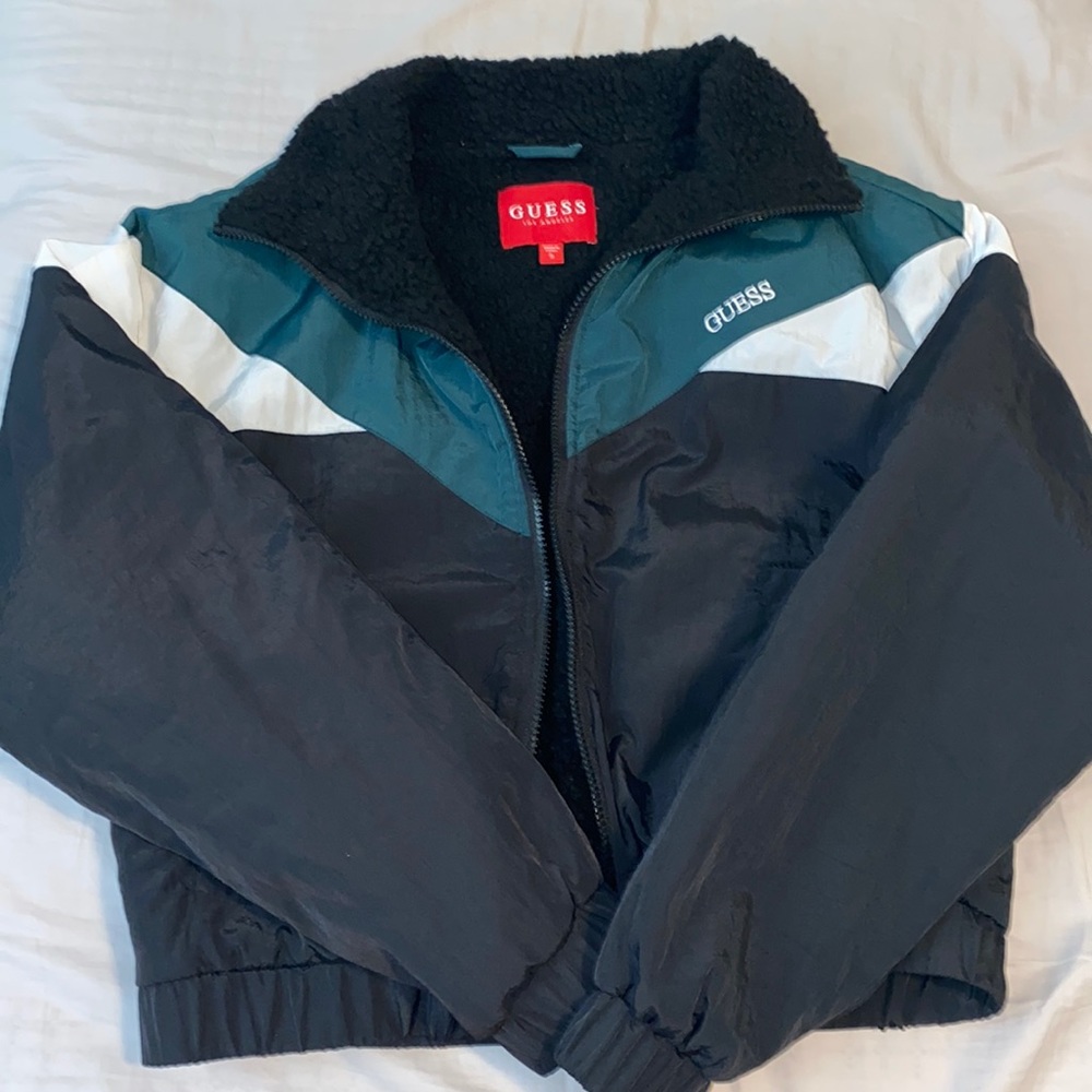 Retro Cropped Guess Jacket